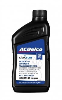 Олива трансмісійна AC Delco \"Dexron VI\" 0.946 (109243/88865601) ACDelco 109394