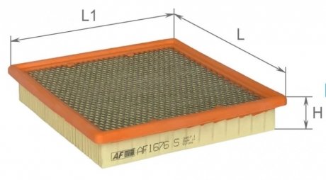 Фільтр повітряний ALPHA FILTER AF1676S