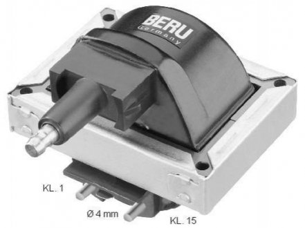 Котушка запалення BERU ZS316