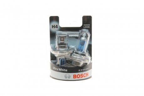 Автолампа Ultra White 4200K H4 (к-кт 2шт.) BOSCH 1987301440