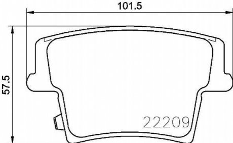 Колодки гальмівні, дискові BREMBO P11040