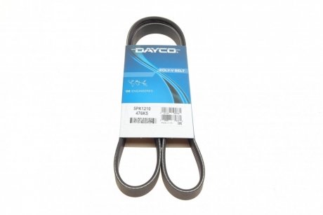 Ремінь OPEL Astra G 1,4-1,8i, Corsa C 1,4/1,6i (кондиц.) DAYCO 5PK1210