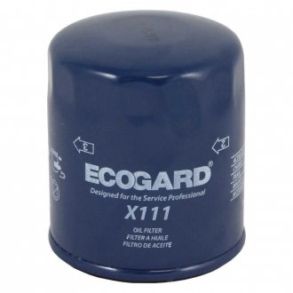 Фільтр масляний 2.0/2.2/2.5/2.8/3.1/3.4/3.8/4.3L Ecogard X111