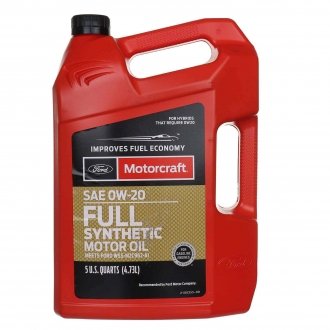 Масло моторное (ENGINE OIL Motorcraft 0W-20 SP/GF-6), 4.73L FORD XO0W205QFS
