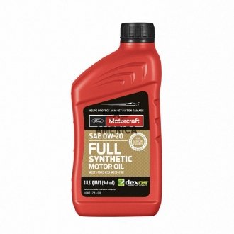 Масло моторное (ENGINE OIL 0W-20 Motorcraft Full Synthetic), 0.946L FORD XO0W20QFS
