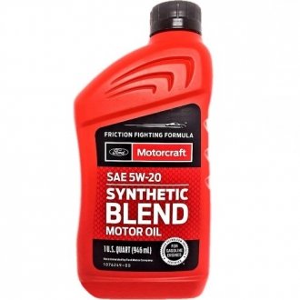 Олива моторна 5W20 (946 мл) Synthetic Blend FORD XO5W20Q1SP