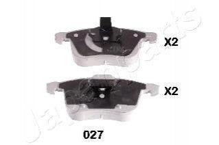 Гальмівні колодки дискові BLS, Opel Vectra C 3,0 V6 03- JAPANPARTS PA027AF