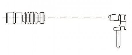 Датчик гальмівних колодок DB W123/126 -85 Jurid 581332