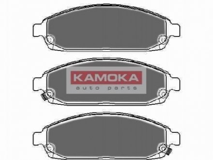 Гальмівні колодки, дискове гальмо (набір) KAMOKA JQ1018004