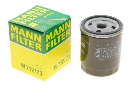 -FILTER Фільтр мастил шт. MANN W 712/73