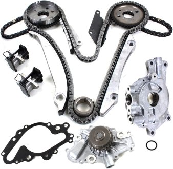 Комплект ГРМ з маслонасосом, помпою З ГІДРОНАТЯЖНИКОМ MIZUMO TK8050WPOP
