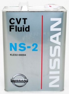 Масло трансмиссионное (CVT NS-2), 4L NISSAN KLE5200004