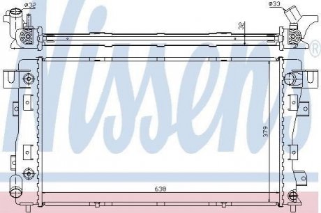 Радiатор NISSENS 609771