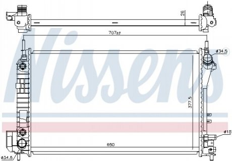 Радиатор NISSENS 630703