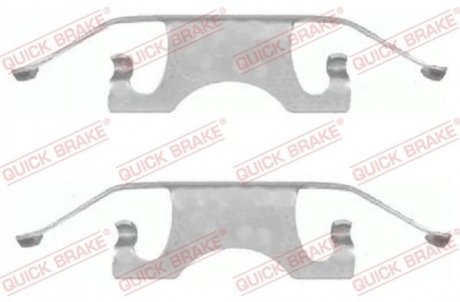 Комплект прижимних планок гальмівного супорту QUICK BRAKE 1091640