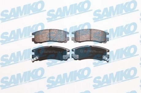 Тормозные колодки, дисковый тормоз (набор) SAMKO 5SP043