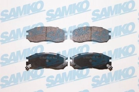 Тормозные колодки, дисковый тормоз (набор) SAMKO 5SP1012