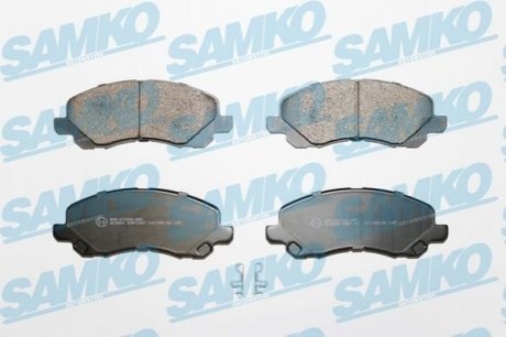Гальмівні колодки, дискове гальмо (набір) SAMKO 5SP1347