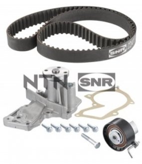 Комплект ГРМ, пас+ролик+помпа SNR NTN KDP452240
