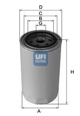 Фільтр масла UFI 2324900