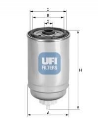 Фильтр топлива UFI 2452600
