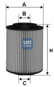 Фільтр масла UFI 2505400