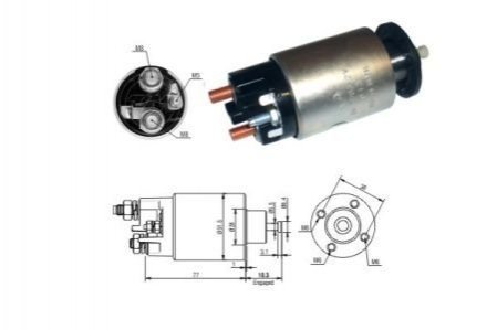 Втягивающее реле стартера ZM ZM3993